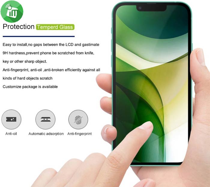 mocolo Glass 2.5D Full Glue Screen Protector For iPhone 13 Pro Max