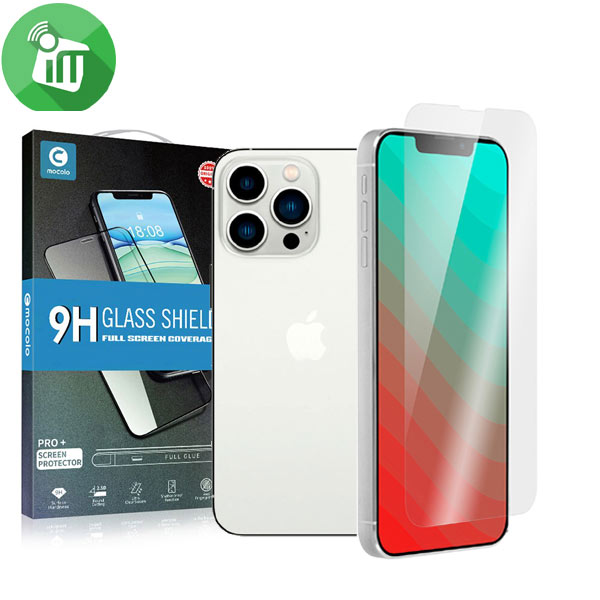 mocolo Glass Panels Premium Tempered Screen Protector For iPhone 13 Pro Max