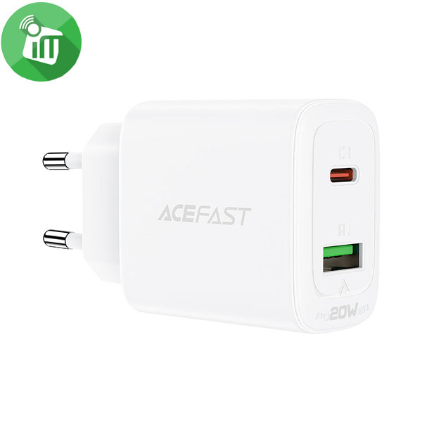 ACEFAST A25 PD 20W Fast Wall Dual Port Charger