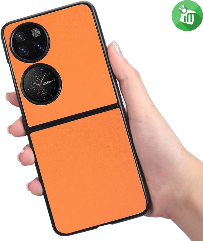 DfansDesign LEATHER Series Hard Case For HUAWEI P50 POCKET