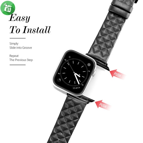 Dux Ducis Enland Version Leather Strap For iWatch (42/44/45mm)