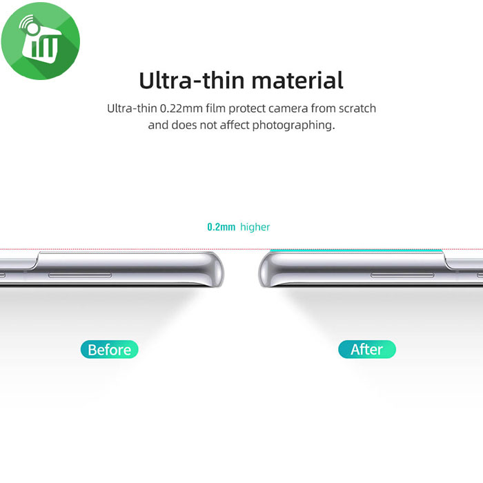 Nillkin 2 PCS InvisiFilm AR Glass Camera Protective Glass Samsung Galaxy S22 /S22 Plus