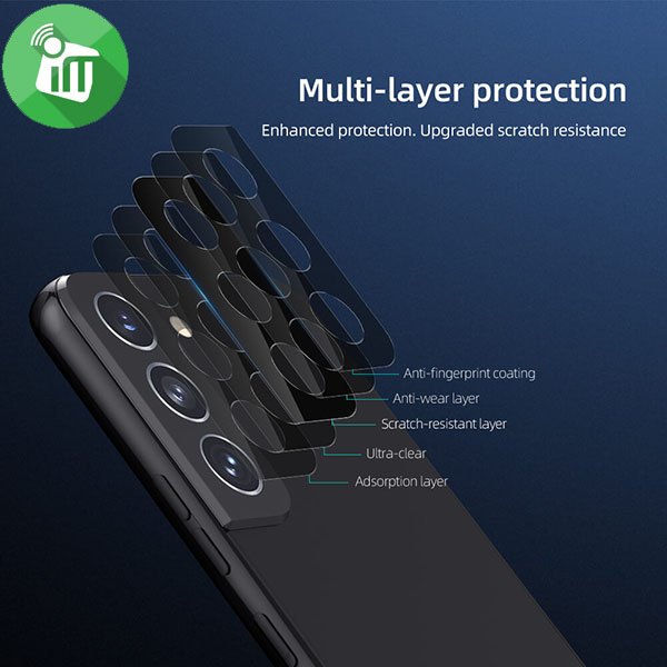 Nillkin 2 PCS InvisiFilm AR Glass Camera Protective Glass Samsung Galaxy S22 /S22 Plus