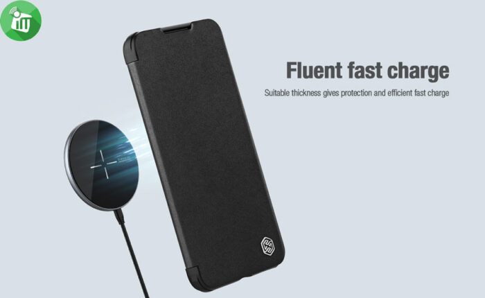 Nillkin Qin Pro Plain Leather + Cloth case for Samsung Galaxy S22