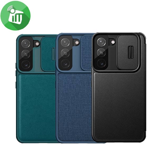 Nillkin Qin Pro Plain Leather + Cloth case for Samsung Galaxy S22