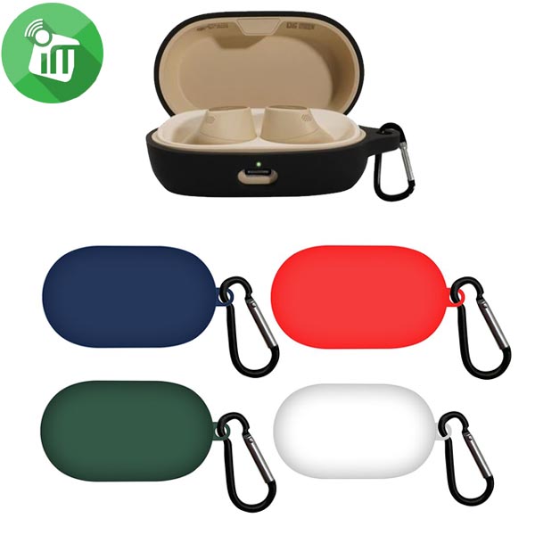Pod Pocket Silicone Cover For Jabra Elite 7 Pro with Keychain