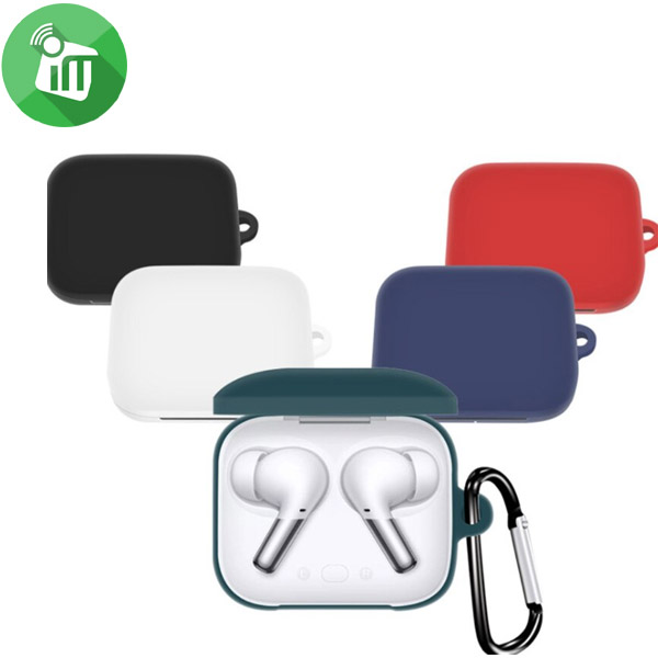 Pod Pocket Silicone Cover For OnePlus Buds Pro with Keychain