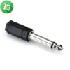 Audio Jack Adapter 6.35mm Mono Male to 3.5mm Female
