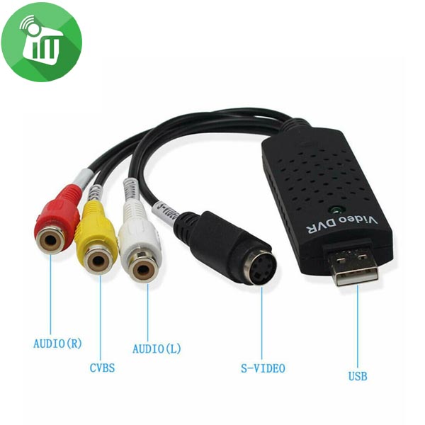 EasyCap USB 2.0 Video Capture to AV RCA Video/S-Video