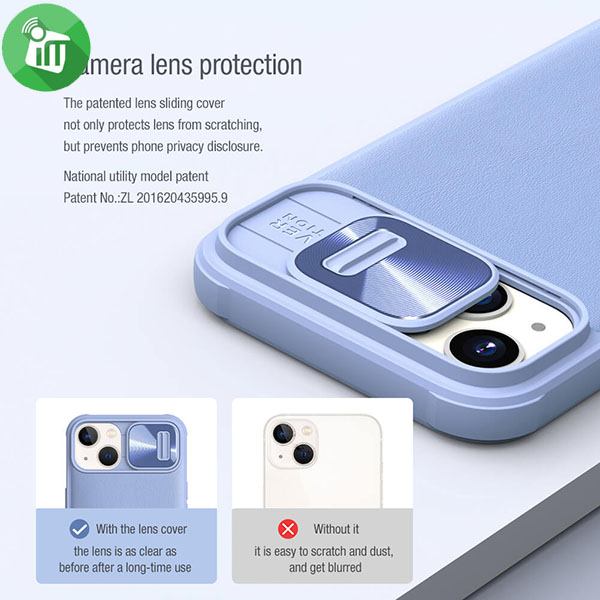 Nillkin CamShield Leather Case For iPhone 13