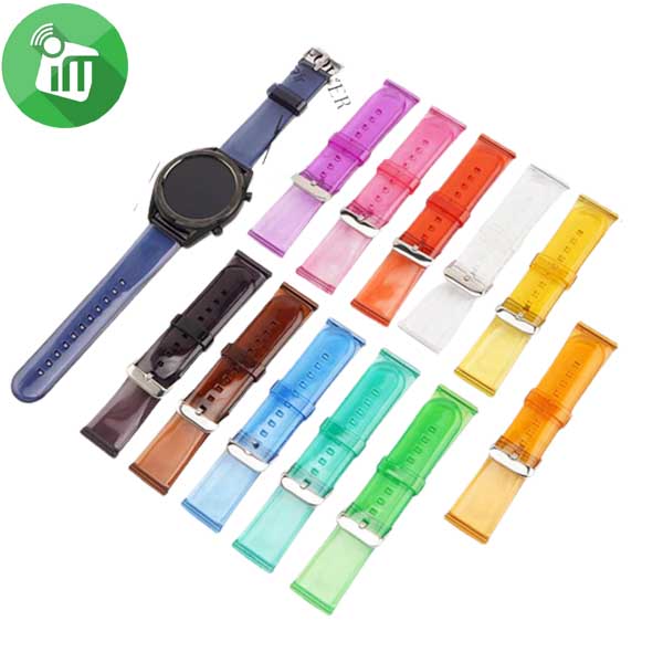 Transparent jelly Silicone Watch Band (20mm)