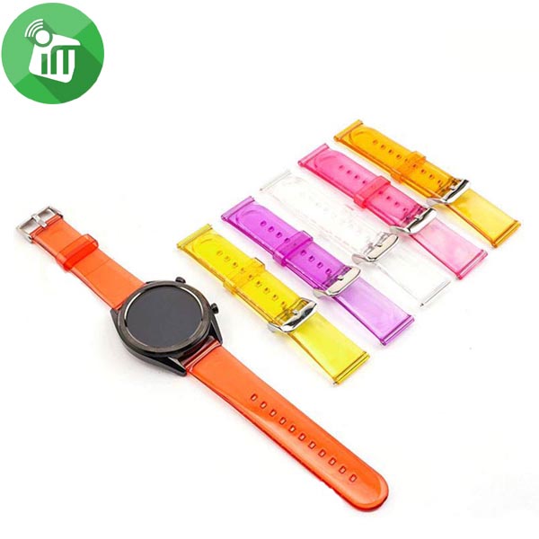 Transparent jelly Silicone Watch Band (22mm)