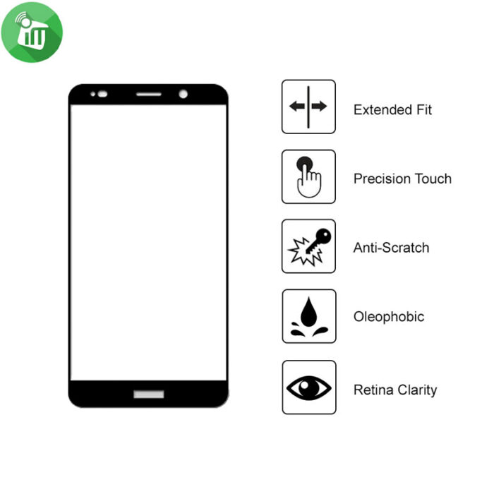 vmax screen protector 2.5d full glue full cover tempered glass for Howaei Mate 10 Pro