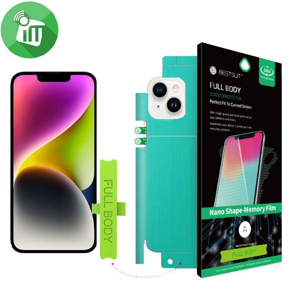 BESTSUIT Back Nano Shape Memory Full Body Film Protection Screen Protector for iPhone 14