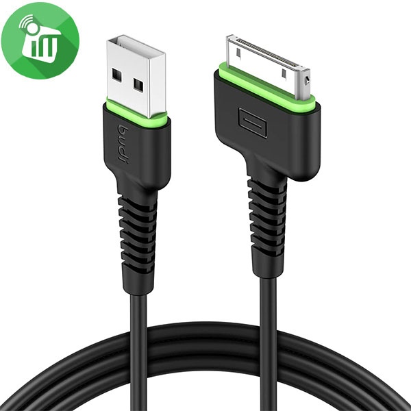 Budi 150I4 30-Pin to USB Charge/Sync Cable (1.2M)