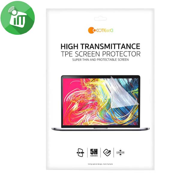 COTEetCI 12001 High Translucent TPE Screen Protector Macbook Pro 14.2 (2021) (A2442) - Image 3
