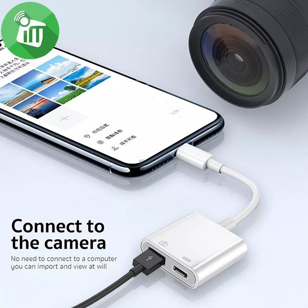 COTEetCI 33017 USB-C 2 in 1 OTG Adapter