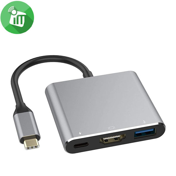 COTEetCI 83012 USB-C 3 in 1 Multiport HUB