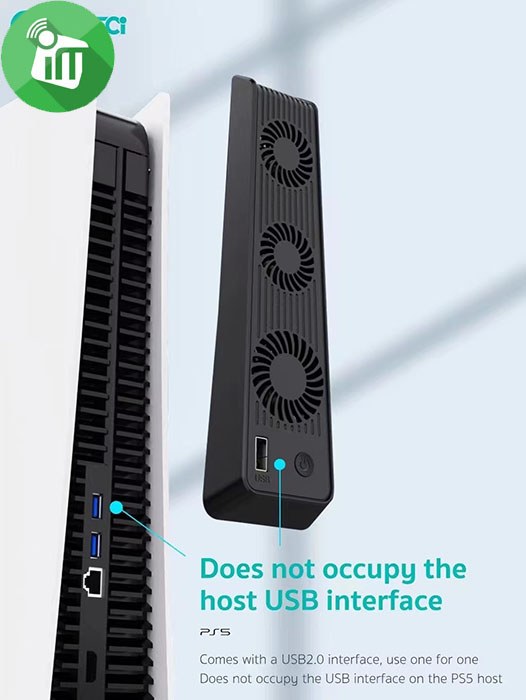 COTEetCI 95022 PS5 Console Cooling Fan