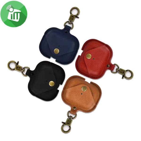 COTEetCI AP33 Magnet Leather PU Case With Hook For AirPods 3