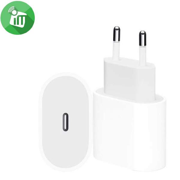 COTEetCI CS5193 PD Power 20W Fast Wall Charger (EU) With Cable USB-C to Lightning