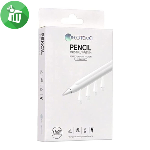 COTEetCI CS7075 Apple Pencil 1/2 Tip Set (4pcs) - Image 3