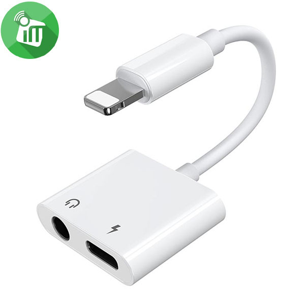 COTEetCI CS8851 Lightning To 3.5mm + Lightning Audio Adapter