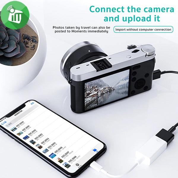 COTEetCI CS8857 Lightning to USB Camera Adapter