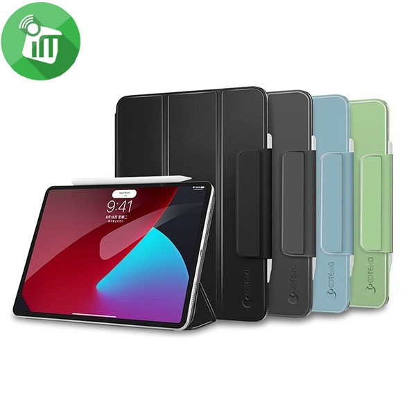 COTEetCI Tri-Fold Pen Slot Magnetic Buckle Case iPad mini 6 (2021)