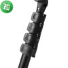 FL019 Professional Tripod Digital Camera (1.5M) Kingjoy FL019 متعدد الوظائف التصوير حامل فيديو ثلاثي القوائم موبايل فيديو قوس 1/4 بوصة برغي جبل للهواتف الذكية الفيديو الضوئي FL019 Light Stand Photography Photo Studio Light Stands for Video Aluminum Alloy Black Multifunction Adjustable Light Stand Mobile Phone Live Bracket Photograph Tripod