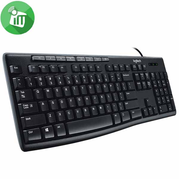 Logitech K200 Media Wired Keyboard