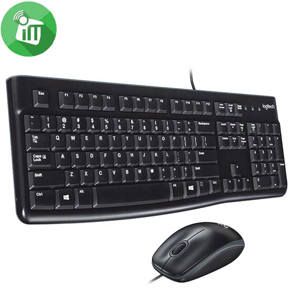 Logitech MK120 Wired Keyboard Mouse Combo