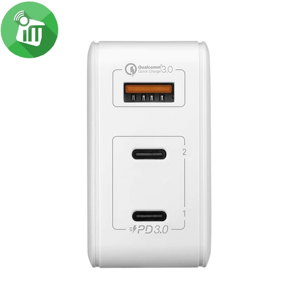 MOMAX ONEPLUG 65W 3-Port GaN Charger (UM21) - Image 2