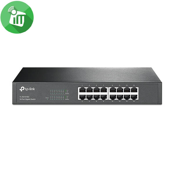 TP-Link 16-Port Gigabit Desktop/Rackmount Switch (TL-SG1016D)
