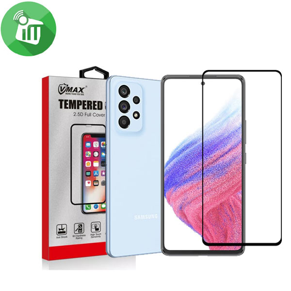 Vmax Screen Protector 2.5D Full Glue Full cover Tempered Glass For Samsung Galaxy A53 5G