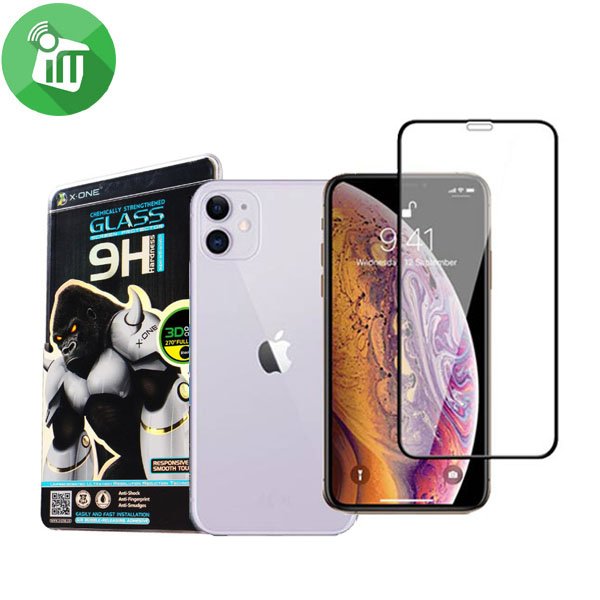 X.One 3D Curved Gorilla Series Tempered Glass For iPhone 11