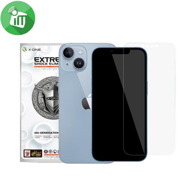 X.One Extreme Shock Eliminator (4th Generation) Matte Type Screen Protector For iPhone 14 Plus