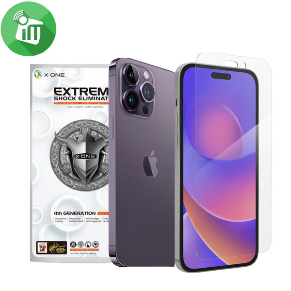 X.One Extreme Shock Eliminator (4th Generation) Matte Type Screen Protector For iPhone 14 Pro Max