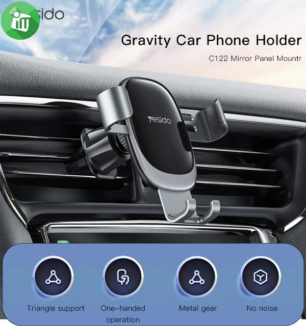 Yesido C122 Air Vent Gravity Car Holder 