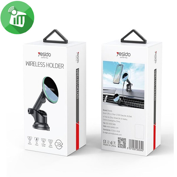 Yesido C132 15W Wireless Charger Magnetic Holder