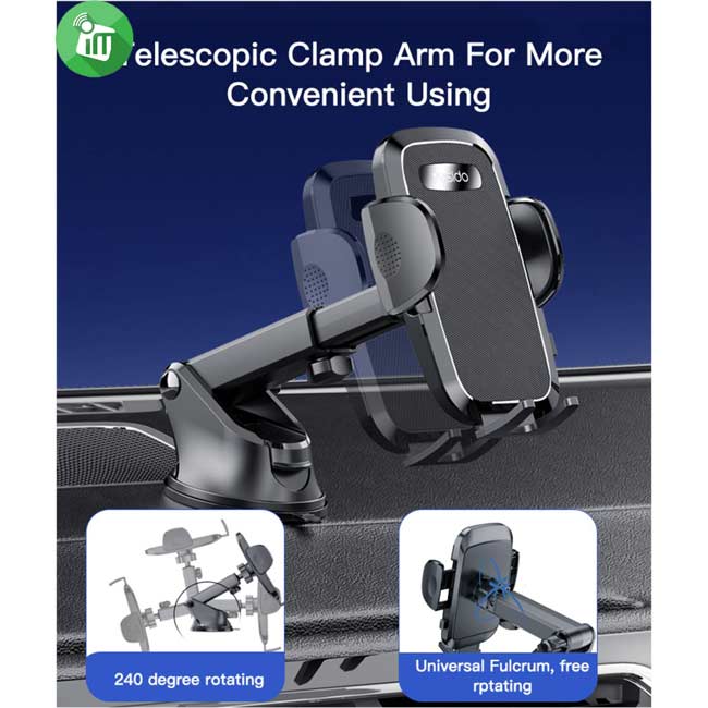 Yesido C139 Automatic Clip Suction Cup Car Holder
