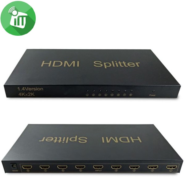iPower EL-HS148D HDMI Splitter 1x8 Premium Quality 4K x 2K Supports 3D