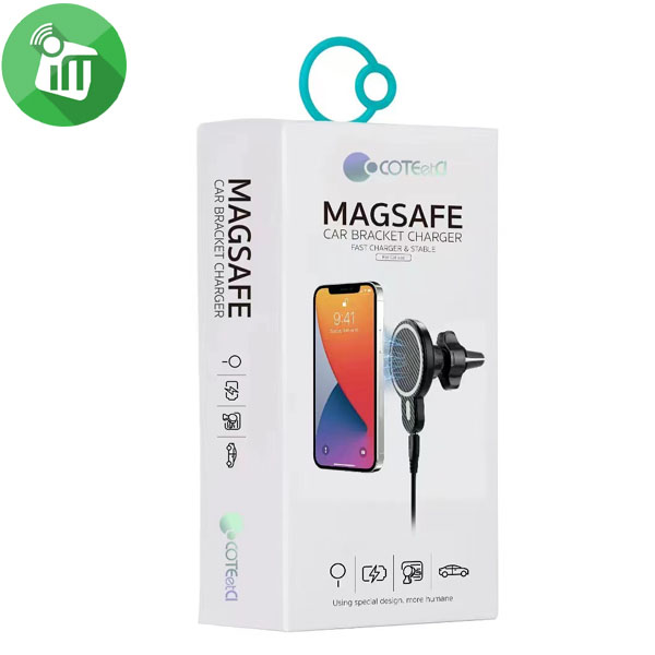 COTEetCI WS-33 Magsafe Car Bracket Charger 15W