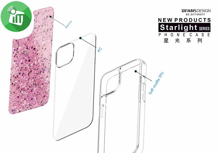 DfansDesign Starlight Series Hard Case For iPhone 14