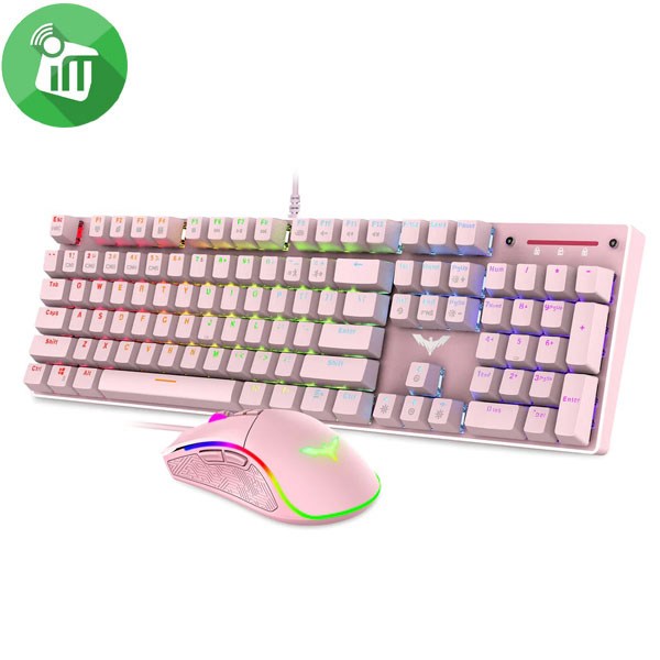 Havit KB393L Wired RGB LED Gaming Mechanical Keyboard Combo - Image 4