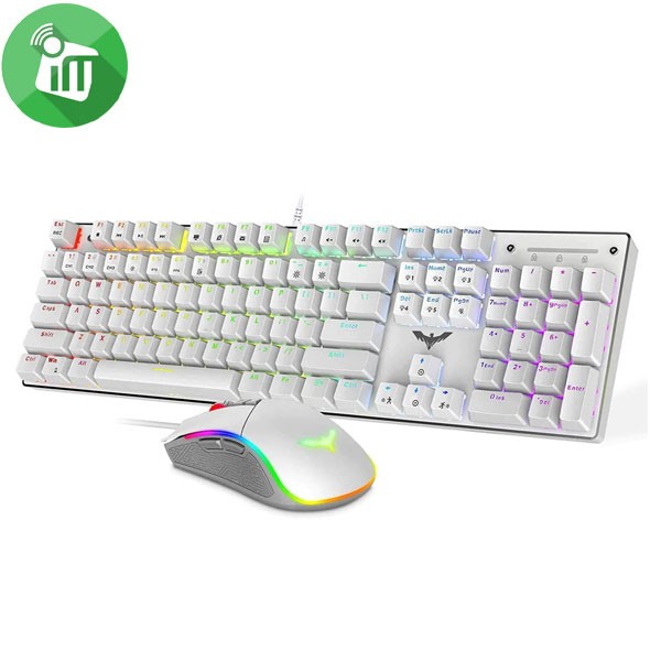 Havit KB393L Wired RGB LED Gaming Mechanical Keyboard Combo - Image 3