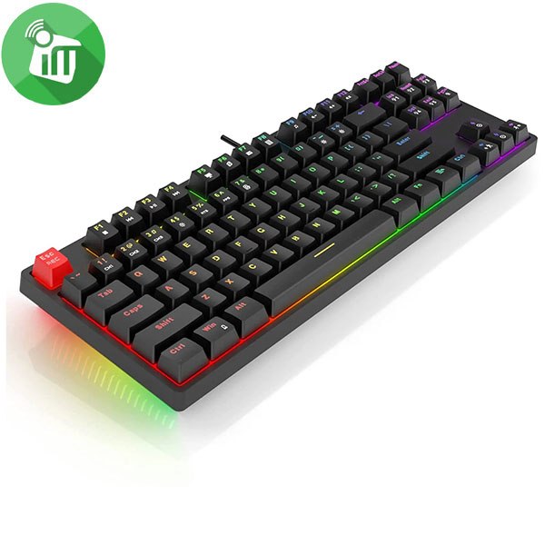 Havit KB489L Wired RGB LED Gaming TKL Mechanical Keyboard