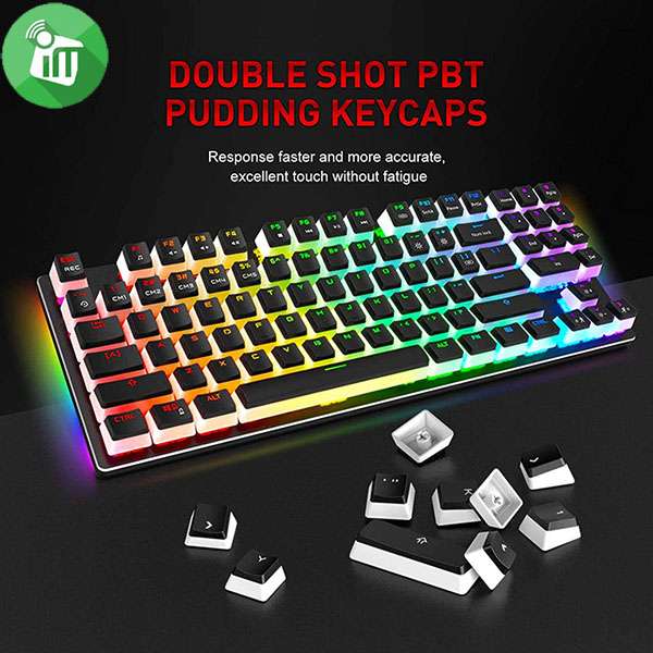 Havit KB851L Wired RGB LED Gaming TKL Mechanical Keyboard PCMAC