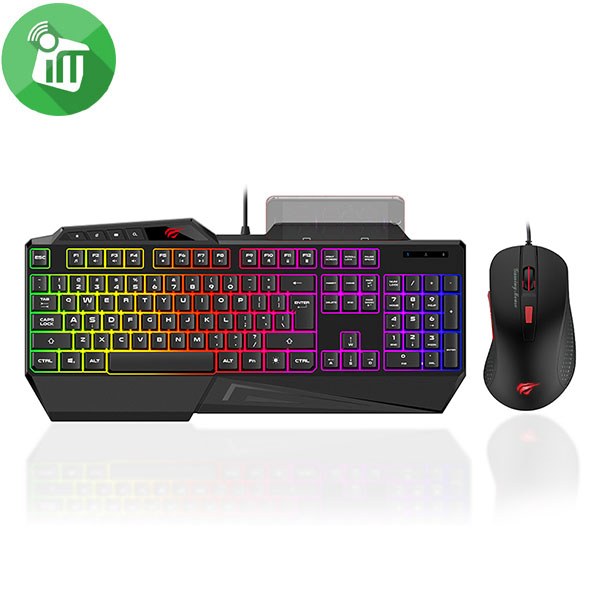 Havit KB852CM Wired Multimedia RGB LED Gaming Keyboard Combo
