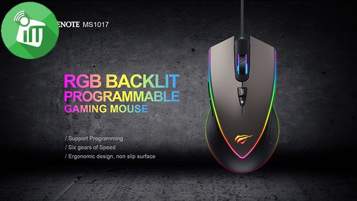 Havit MS1017 Gaming Wired Mouse RGB 6400DPI